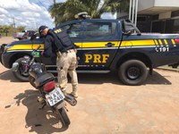 PRF apreende a nona motocicleta com a mesma placa em Roraima