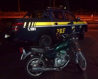 PRF recupera motocicleta roubada em Boa Vista