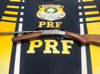 PRF apreende arma e munições em Boa Vista