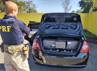 151 garrafas de bebidas importadas são apreendidos na BR-101 em Joinville