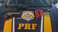 PRF apreende armas e milhares de munições nas BR-101 e 282