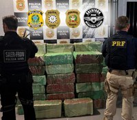 Em duas ações conjuntas, mais de uma tonelada de maconha é apreendida no oeste de SC