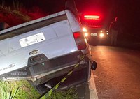 PRF recupera picape recém-roubada após acidente na BR-282 em Ponte Serrada