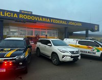 PRF e PMRv apreendem 720 kg de maconha e recuperam veículo roubado no oeste catarinense