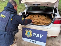 PRF apreende mais de 350 quilos de maconha em duas ocorrências no Oeste catarinense