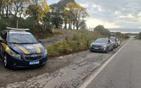 PRF flagra dezenas de ultrapassagens em local proibido na BR-280 em Mafra