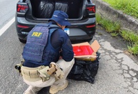 PRF apreende mais de 110 quilos de maconha escondidos em automóvel no Litoral Norte