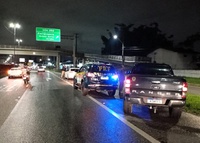 PRF detém motoristas que disputavam racha sob chuva na Grande Florianópolis
