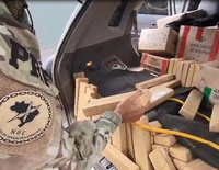 PRF intercepta carga de 657 quilos de maconha no Norte catarinense