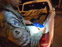 Quase uma tonelada de maconha é apreendida após perseguição no Meio-Oeste catarinense