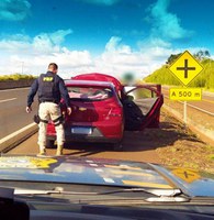 PRF recupera automóvel roubado e que circulava clonado na BR 282 em Xanxerê