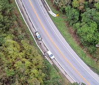 Motorista embriagado e não habilitado é preso após fugir por 30 km na BR 282 em Águas Mornas