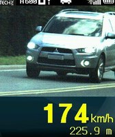 Carro é flagrado a mais que dobro da velocidade máxima na BR-280
