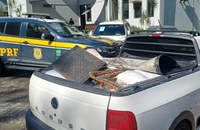 PRF apreende mais de uma tonelada de fios de cobre sem comprovação de origem na BR-101