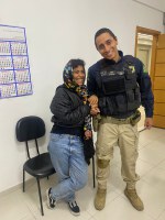 PRF ENCONTRA MULHER QUE ESTAVA DESAPARECIDA DESDE QUINTA-FEIRA (13).