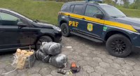 PRF apreende 44 Kg de skunk em Barra do Turvo