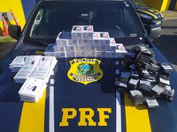 PRF apreende smartphones na Régis Bittencourt