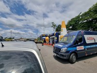 PRF, EM CONJUNTO COM OUTROS ÓRGÃOS, REALIZOU AÇÃO EDUCATIVA EM REGISTRO-SP