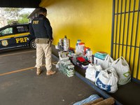 PRF flagra dois homens trazendo equipamentos do Paraguai irregularmente