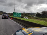 Ação conjunta entre PRF, PC e PM prende suspeito de roubar comércio em Registro