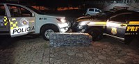 Operação conjunta entre PRF e Polícia Militar Rodoviária apreende cocaína na rodovia Whashington Luiz
