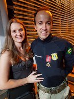 Policial rodoviário federal recebe medalha da Câmara Municipal de São José do Rio Preto