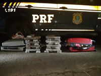 PRF apreende adolescente com 33 quilos de maconha em ônibus na BR 153