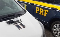 PRF apreende aparelho que bloqueia rastreador de veículos de carga
