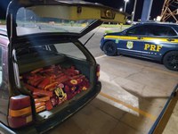 Volta do feriado é marcada com apreensão de carga de maconha na BR 153, em Ourinhos