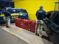 PRF apreende mais de 170kg de maconha na BR 153