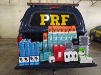 PRF apreende produtos eletrônicos importados ilegalmente em Juquiá (SP)