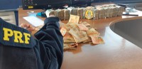PRF apreende R$ 179 mil em dinheiro na Régis Bittencourt