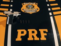 PRF prende motorista por porte ilegal de arma de fogo na Régis Bittencourt