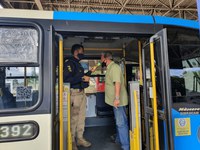 PRF realiza ação educativa em terminais rodoviários do estado de São Paulo