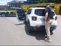 PRF recupera carro fruto de apropriação indébita na BR 116