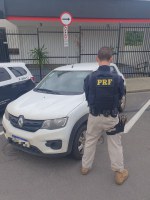 PRF recupera veículo com ocorrência de apropriação indébita na Fernão Dias