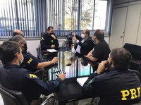 Superintendente da PRF em SP participa de reunião com Diretor da Band TV