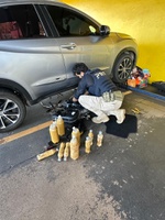 PRF apreende 18 kg de cocaína escondida em tanque de combustível na BR-153