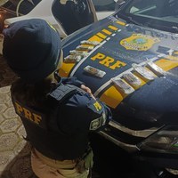 PRF apreende haxixe escondido em estepe durante fiscalização em Atibaia/SP