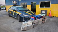 PRF apreende mais de 280 kg de entorpecentes na Régis Bittencourt
