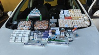 PRF apreende medicamentos emagrecedores ocultos em veículo na BR-153, em Ourinhos/SP