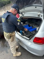 PRF e Polícia Civil apreendem carga de maconha em Marília