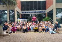 PRF realiza dia de educação para o trânsito com crianças da rede pública de ensino da região