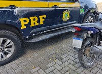 Itabaiana/SE: PRF flagra inabilitado com motocicleta adulterada