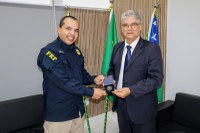 PRF/SE recebe visita do Desembargador Presidente do TRT20/SE
