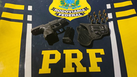 Itabaiana/SE: PRF prende homem por porte ilegal de arma de fogo