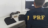 PRF/SE prende grupo com revólveres, balaclavas e munições em Itabaiana
