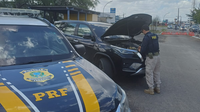 PRF recupera veículo furtado e detém motorista na BR-235, em Itabaiana