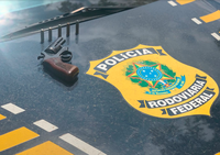 Itabaiana/SE: PRF detém condutor portando arma de fogo ilegalmente
