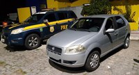 Itaporanga D’ajuda/SE: PRF recupera na BR-101 carro roubado instantes antes em Aracaju